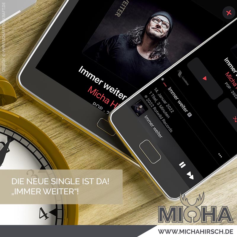 Die neue Single ist da! "IMMER WEITER"!